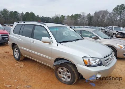 2005 Toyota Highlander из США, поврежденный, VIN JTEGD21A950123854